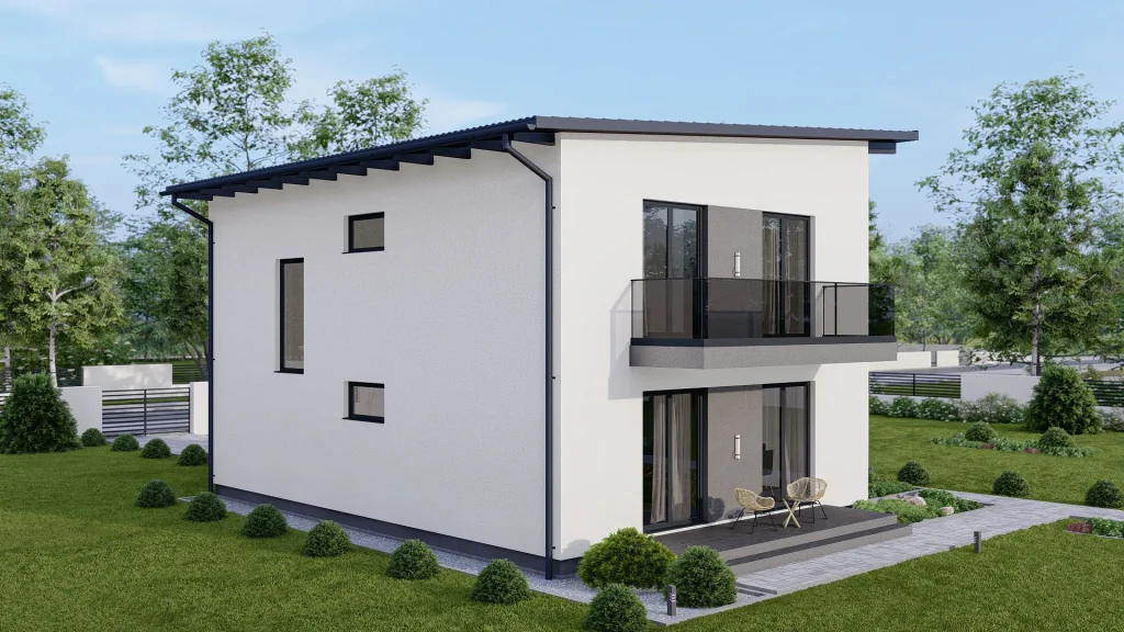 Modernes Fertighaus Projekt C003 - professionelle Bauplanung und Sanierung von BAUTENT