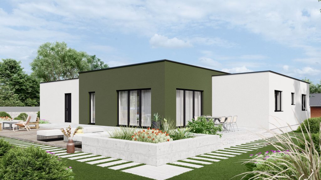 Klaus präsentiert modernes Fertighaus nach erfolgreicher Sanierung - BAUTENT Referenzprojekt