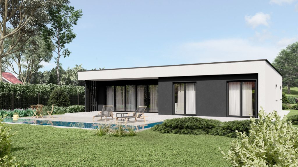 Modernes Fertighaus in Rulzheim - Neubau mit zeitgemäßer Architektur und Energieeffizienz von BAUTENT