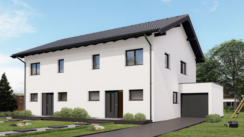 Modernes Fertighaus in Sinzheim - zeitgemäße Architektur und hochwertige Bauqualität von BAUTENT