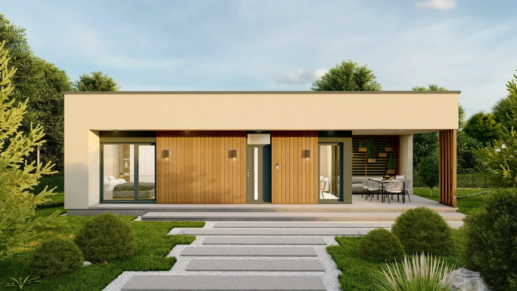 Fertighaus BRAYO A001 Modell - moderne Hausplanung und Architektur für Neubau und Sanierung