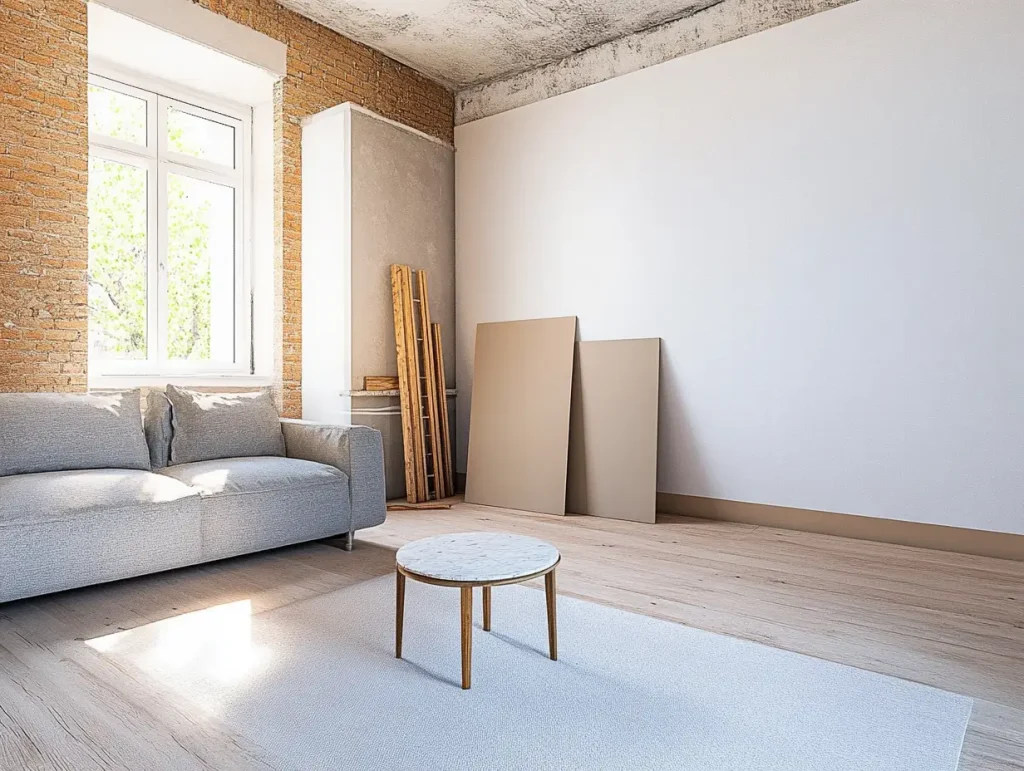 Innenansicht einer Sanierung durch Baut Fertighaus